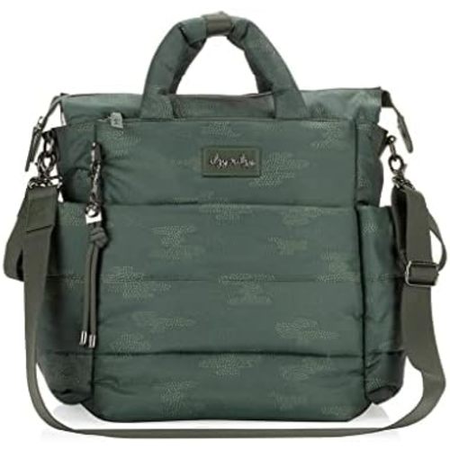 Itzy Ritzy Dream Convertible Diaper Bag Tote Backpack - Baby Diaper Bag with 14 Pockets, Changing Pad & More (Cloud Camo)