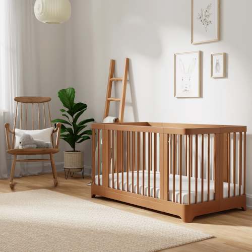Newton Nest Convertible Crib - Chestnut