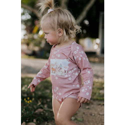 Filly Floral Cotton Jumpsuit | Little Windmill – Little Windmill Clothing Co Pty Ltd.