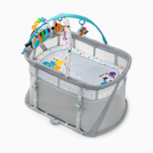 Baby Einstein Kick and Snooze 3-in-1 Playard, Bassinet, and Musical Play Gym