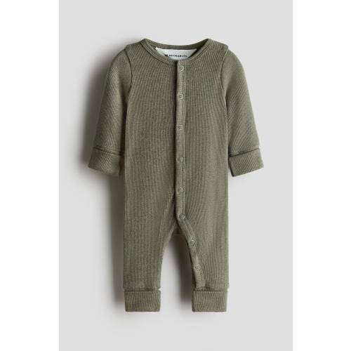 RIBBED COTTON JUMPSUIT