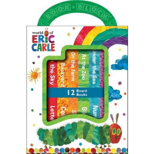 World of Eric Carle My First Library 12 Board Book Block Set - by Phoenix (Board Book)