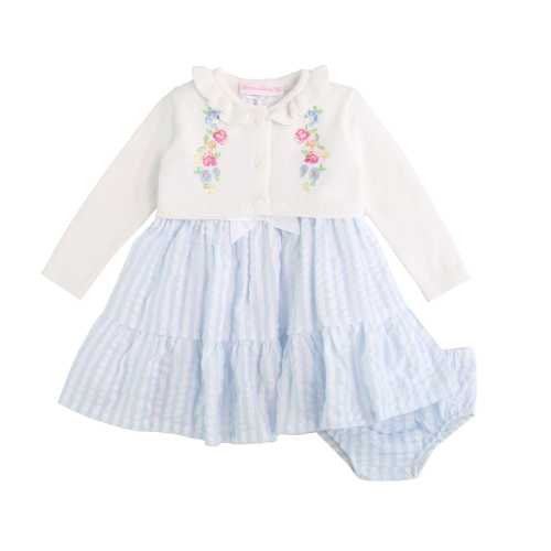 Bonnie Jean Meadow 3-Piece Cardigan & Dress Set (Baby Girl) at Von Maur