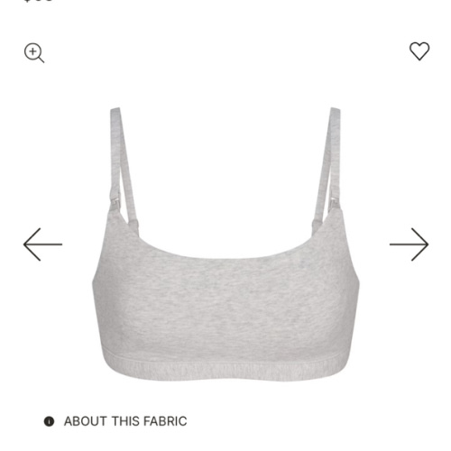 COTTON JERSEY MATERNITY NURSING SCOOP BRALETTE 2-PACK | LIGHT HEATHER GREY