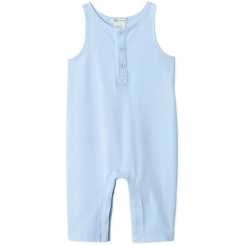 Amazon Essentials x Sofia Grainge Unisex Babies' Sleeveless Lightweight French Terry Romper