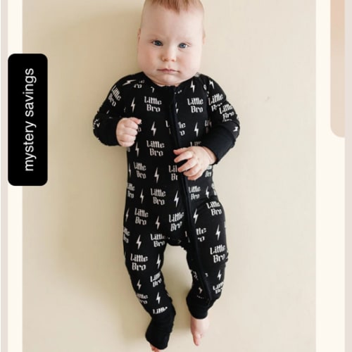 Bamboo Zip Romper | Little Bro