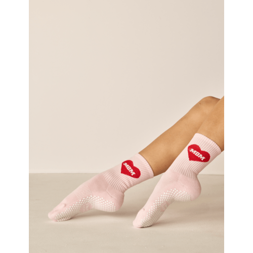The Mom Crew Grip Sock