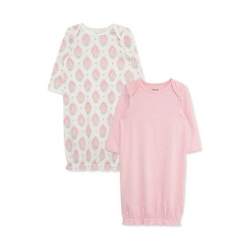 Baby Girls Floral 2 Pack Gowns