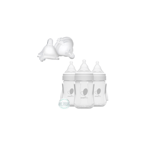 Buy Evenflo Balance+ Wide Glass Bottles Slow & Medium/Fast Flow Nipples Bundle at Well.ca | Free Shipping $35+ in Canada