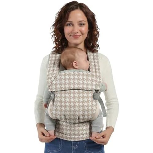 Baby Carrier Newborn to Toddler, Adjustable Toddler Carrier, Baby Holder Carrier, Kangaroo Infant Carriers with Widen Shoulder Straps, Brown Houndstooth