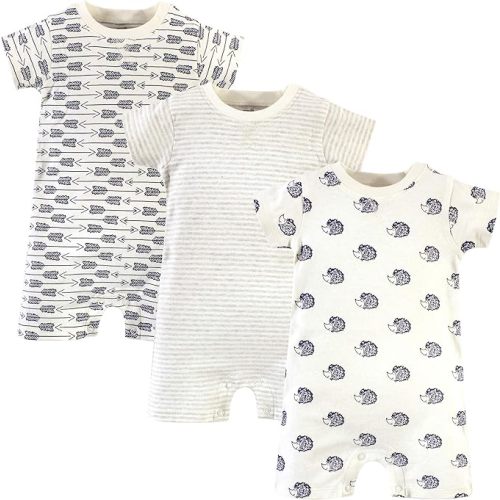 Touched by Nature baby-boys Organic Cotton Rompers