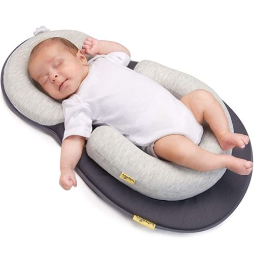 Babymoov Cosydream Original Newborn Lounger | Ultra-Comfortable Osteopath Designed Nest Certified Safe for Babies (Baby Registry Must-Have) - Original Gray