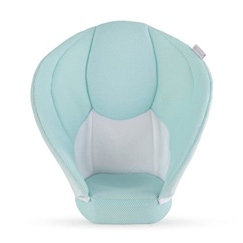Contours Cozy Infant Sink Bather – Soft Baby Bath Seat for Newborns 0-6 Months, Plush 3D Mesh Cushion, Quick-Dry, Supportive Baby Bathtub for Sink – Mint Blue