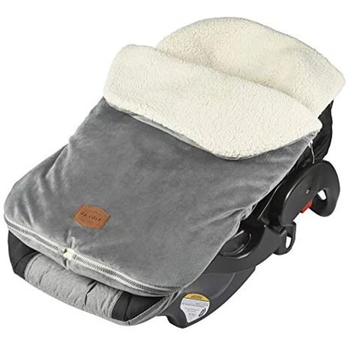 JJ Cole Bundleme - Original, Baby Bunting Bag, Winter Protection for Baby Car Seats and Strollers, Graphite