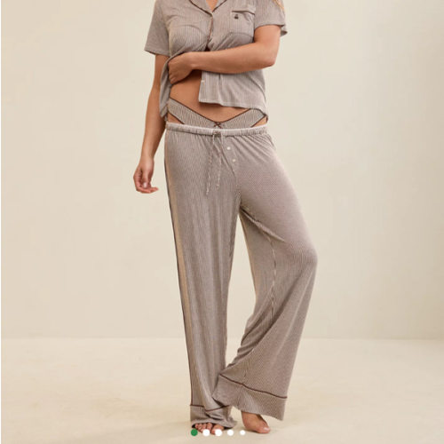 OVERSLEPT by Aerie Real Soft® Piping PJ Pant