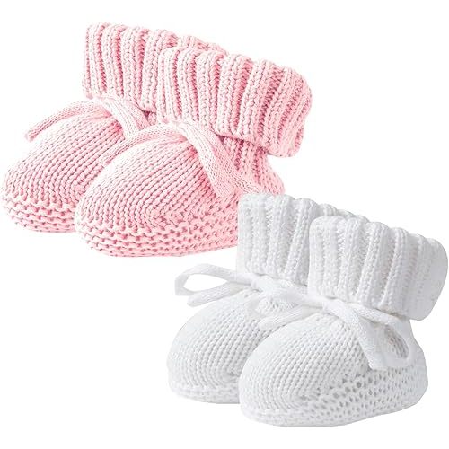Newborn Shoes | Soft Knitted Baby Booties | A Gentle Hug for Tiny Feet | Warm, Cozy & Lightweight Infant Shoes for Boys & Girls