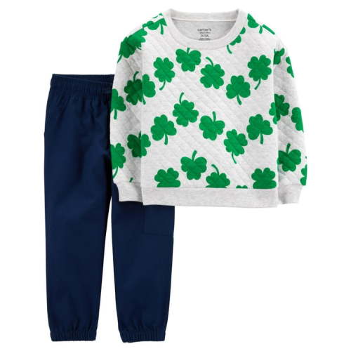 Carter's Child of Mine Toddler Boy St. Patrick's Day Outfit Set, 2-Piece, Sizes 12M-5T