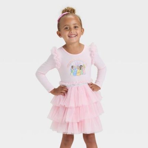Toddler Girls' Disney Princess Ballerina Dress - Pink