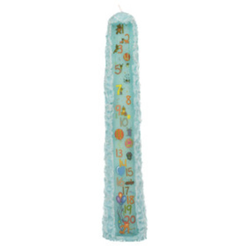 Biedermann and Soms Birthday Candle 1 to 21 Blue