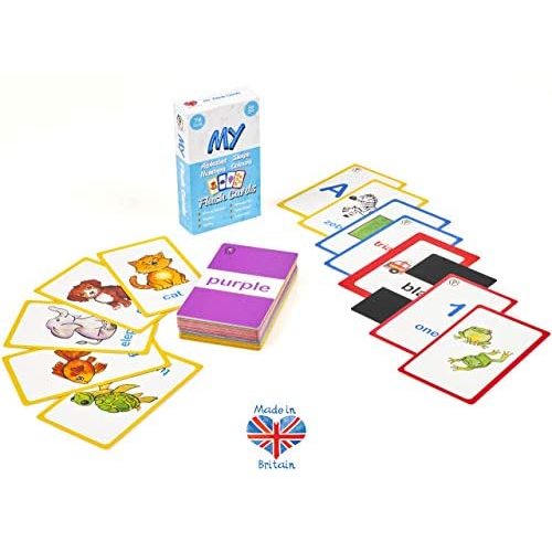 Educational Flash Cards 78 Toddlers Flash Cards Set which Includes Alphabet Flash Cards Numbers Flash Cards Colours Flash Cards and Shape Flash Cards