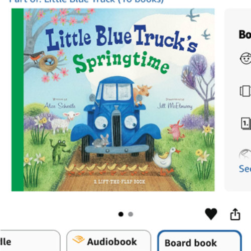 Little Blue Truck's Springtime: An Easter And Springtime Book For Kids – An Interactive Adventure with Baby Animals