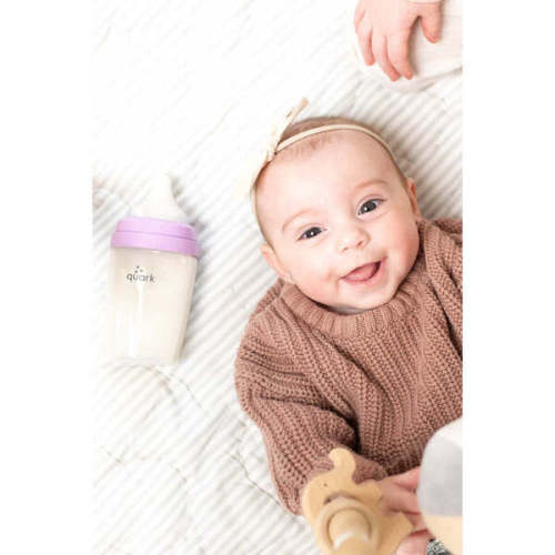 BuubiBottle 2 Pack Combo Feeding Baby Bottle MAX, Purple - Quark Baby | Maisonette