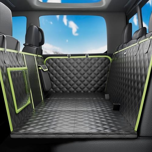 2-in-1 Dog Car Seat Cover for Back Seat, Transform to Passenger Mode - Dog Car Seat, Waterproof, Scratch-resistant, Support to 330lbs, for Outdoor Activities, Travel, to the Vet, for Cars/SUV/Truck