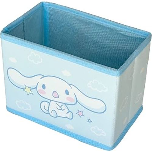 Daina Cinnamoroll Collapsible Storage Bin, Cute Storage Box Foldable Baskets Kawaii Office Desk Organizer Cute Room Decor