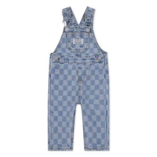 Levi's Textured Infant Boys' Checkerboard Denim Overalls