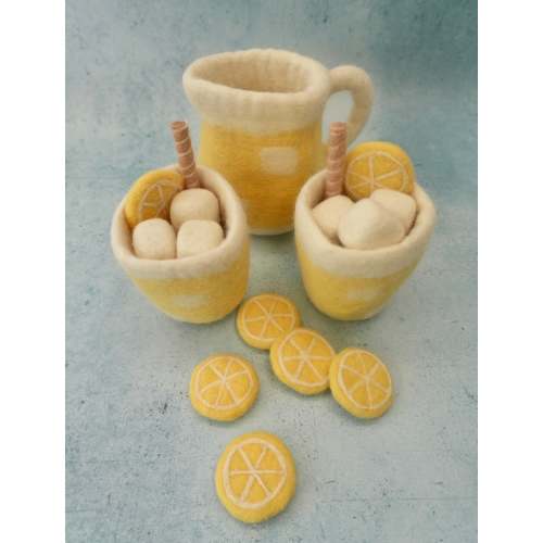 Felt Lemonade jug and cup set