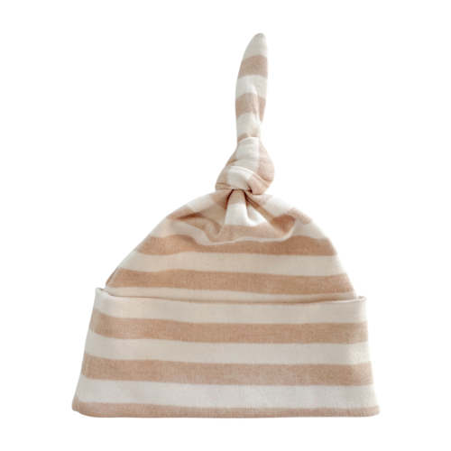 Biscuit Stripe / Organic Beanie