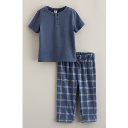 Henley T-Shirt & Pants Set, 9M