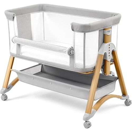 5 in 1 Bedside Bassinet Baby Bassinet, Rocking Bassinet for Baby
