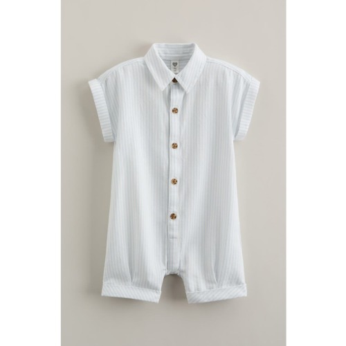 Stripe Cotton Romper