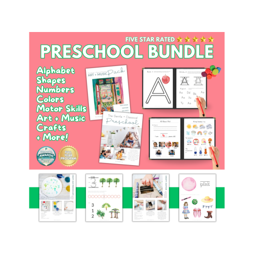 The Gentle + Classical Preschool Bundle – The Gentle + Classical Press