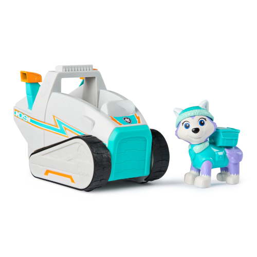 Paw Patrol Snow Plow with Collectible Everest Figure, Eco-Conscious Toy for Kids 3+