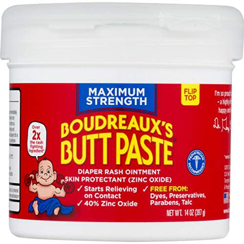 Boudreaux's Butt Paste Diaper Rash Ointment, Maximum Strength, 14 Oz