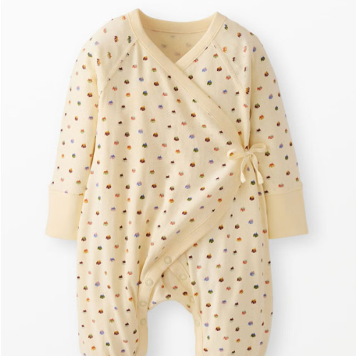 Baby Pointelle Crossover Romper | Hanna Andersson