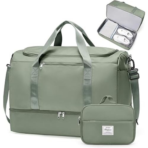 Extra Large Travel Duffel Bag, Carry-On Weekender Bags for Women Travel