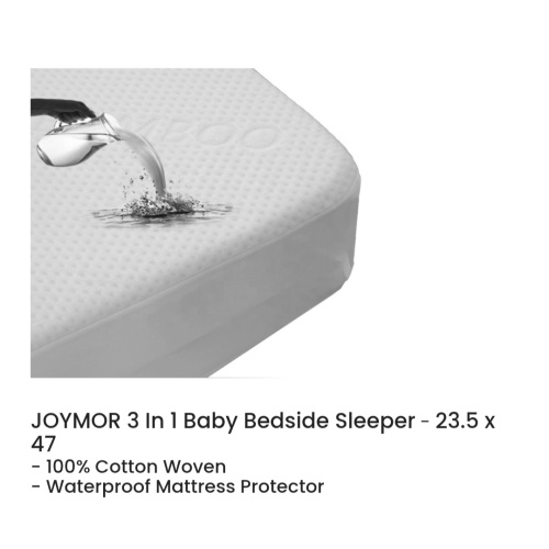 Waterproof Mattress Protector | JOYMOR 3 In 1 Baby Bedside Sleeper Sheets | Sheetworld