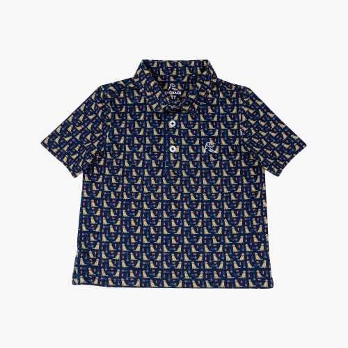 The Goldendoodle | Performance Polo | The Goldendoodle - Fleet Navy