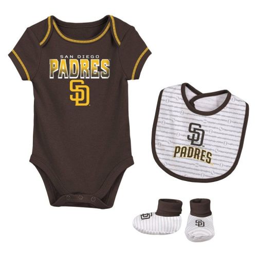 MLB San Diego Padres Newborn Layette Set - 0-3M