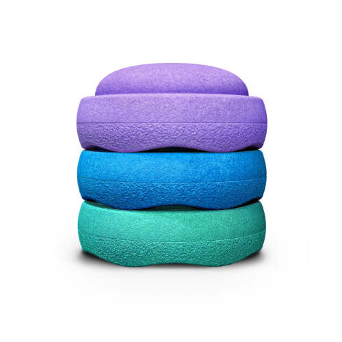 Stapelstein Balance Stepping Stones - Original, Set of 3, Cool Classic
