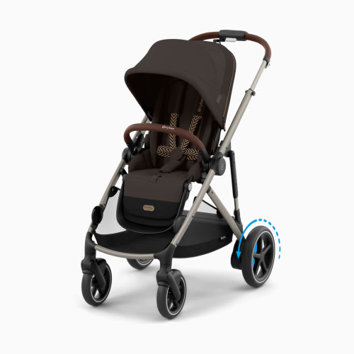 Cybex e-Gazelle S Electronic Assist Stroller - Chocolate Brown