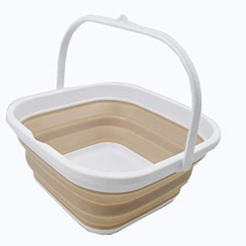 SAMMART 5.5L (1.4 Gal) Collapsible Square Handy Bucket/Foldable Square bucket