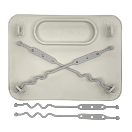 Busy Baby Mat with Toy Straps - Tan