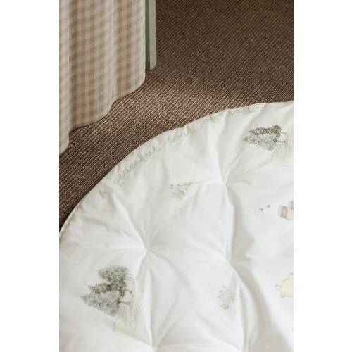 COTTON BABY MAT WITH MOTIF