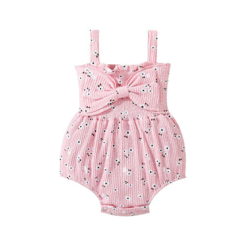 Flower & Dot Bow Onesie – The Ollie Bee