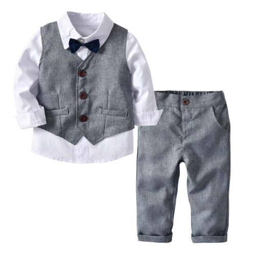 Baby Boy Set Suits Wedding Formal 2 Pcs Outfit