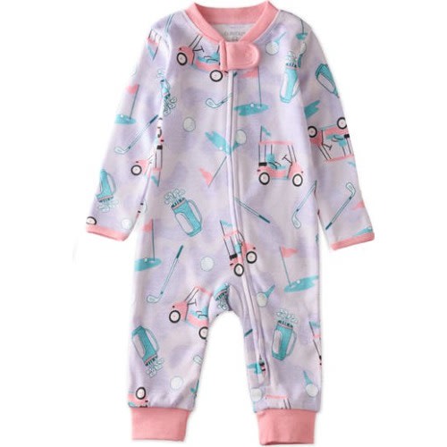 Shadow Organic Cotton Romper, Newborn